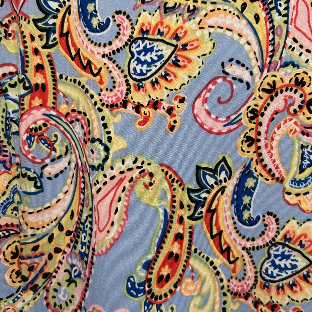 Kim Rogers /Paisley Print Maxi Dress - Multicolor